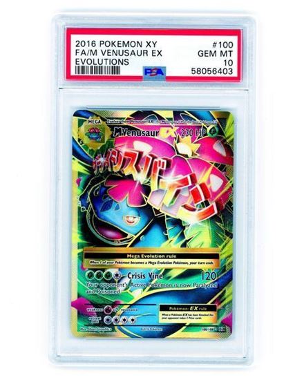 Immagine di Venusaur EX 100/108 PSA 10 GEM MT