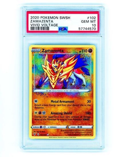 Immagine di Zamazenta 102/185 PSA 10 GEM MT