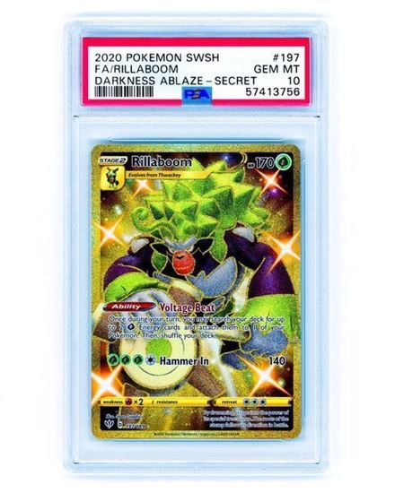 Immagine di Rillaboom 197/189 PSA 10 GEM MT