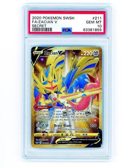 Immagine di Zacian V 211/202 PSA 10 GEM MT