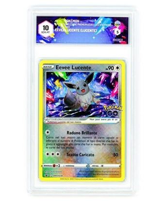 Immagine di Eevee Lucente SWSH230 GRAAD 10 (IT) GEM-MT Promo