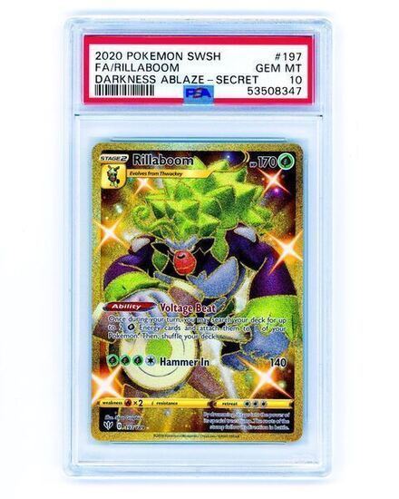 Immagine di Rillaboom 197/189 PSA 10 GEM MT