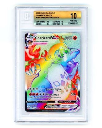 Immagine di Charizard Vmax (Rara Segreta) 074/073 BECKETT 10 GEM-MT