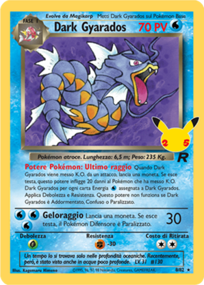 Immagine di Dark Gyarados 8/82 Holo (IT) Near Mint