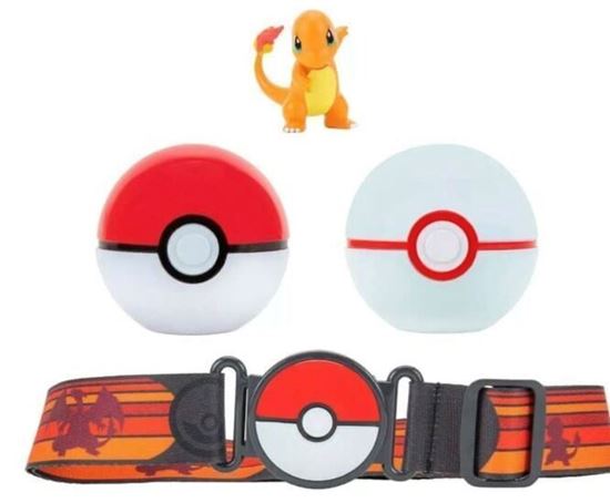 Immagine di Pokemon Clip'n Go con cintura Charmander Pokeball Premierball