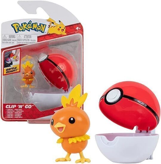 Immagine di Clip'n Go Battle Ready Torchic + Poke Ball