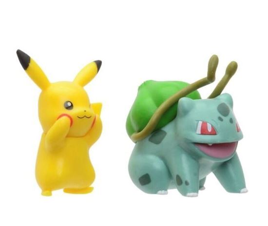 Immagine di Pokemon Action figure di battaglia Bulbasaur vs Pikachu