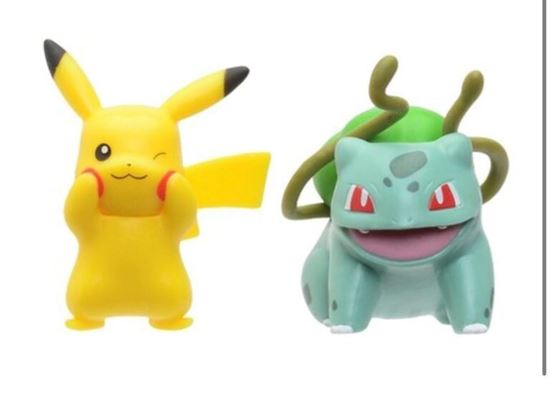 Immagine di Pokemon Action figure di battaglia Bulbasaur vs Pikachu