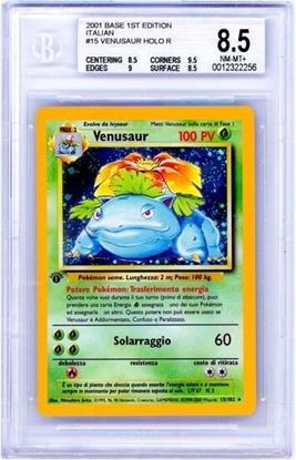 Immagine di Venusaur set base ita beckett 8.5