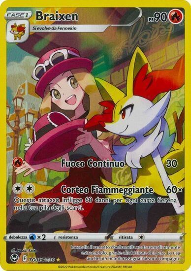 Immagine di Braixen TG01/TG30 Near Mint (IT)