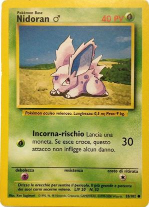 Immagine di Nidoran 55/102 Near Mint  comune pack fresh