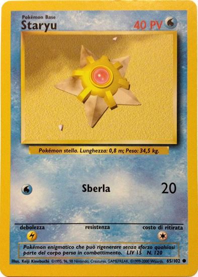 Immagine di Staryu 65/102 Near Mint  comune pack fresh