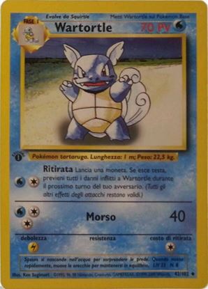 Immagine di Whartortle 42/102 Near Mint  comune pack fresh