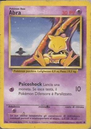 Immagine di Abra 43/102 Near Mint  comune pack fresh