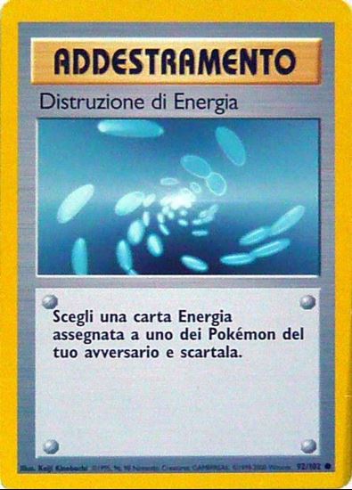 Immagine di Addestramento Distruzione di Energia  92/102 Near Mint  comune pack fresh