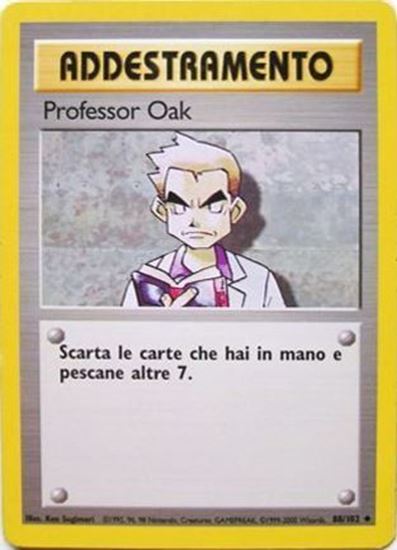 Immagine di Addestramento Professor Oak  88/102 Near Mint  comune pack fresh