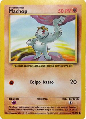 Immagine di Machop 52/102 Near Mint  comune pack fresh