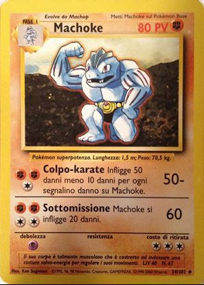 Immagine di Machoke 34/102 Near Mint  comune pack fresh