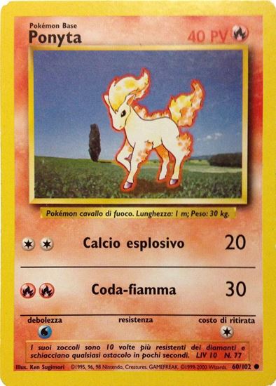 Immagine di Ponyta  60/102 Near Mint comune pack fresh