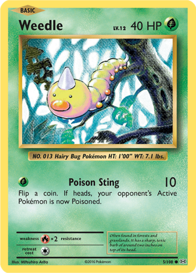 Immagine di Weedle 5/108Comune  pack fresh (EN)