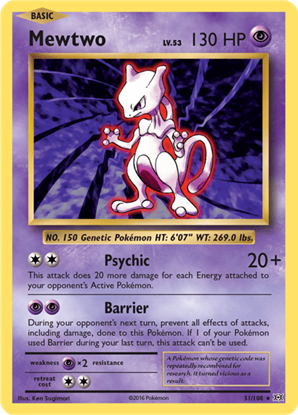 Immagine di Mewtwo 51/108 Comune pack fresh (EN)