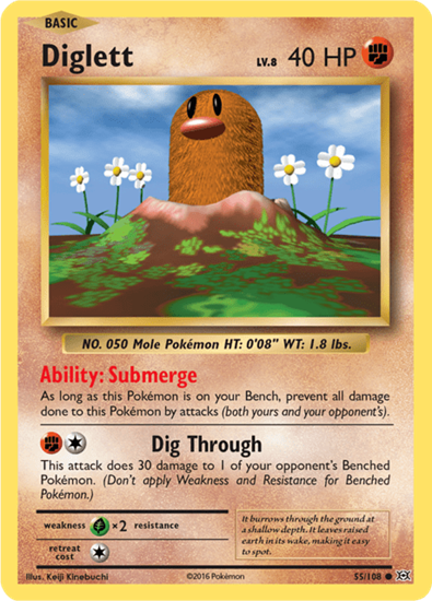 Immagine di Diglett 55/108 Comune pack fresh (EN)