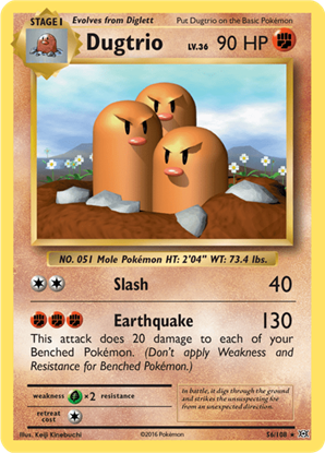 Immagine di Dugtrio 56/108 Comune pack fresh (EN)