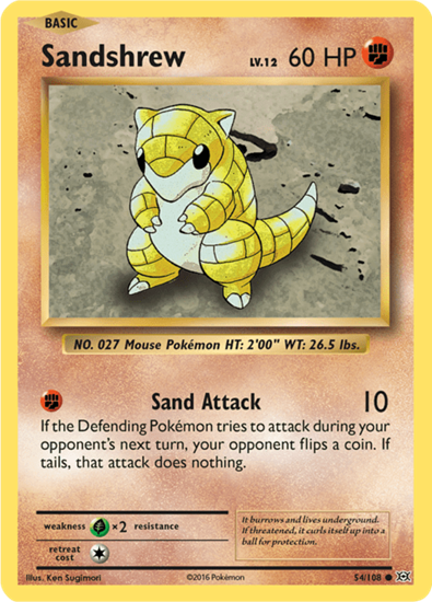 Immagine di Sandshrew 54/108 Comune pack fresh (EN)