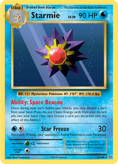 Immagine di Starmie 31/108  comune pack fresh (EN)