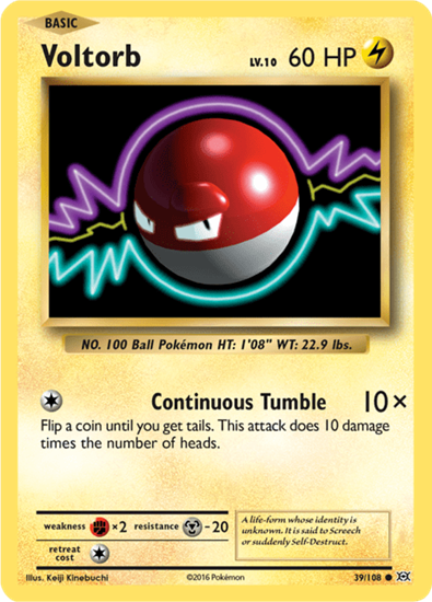 Immagine di Voltorb  39/108  comune pack fresh (EN)