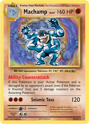 Immagine di Machamp 59/108 Holo pack fresh (EN)