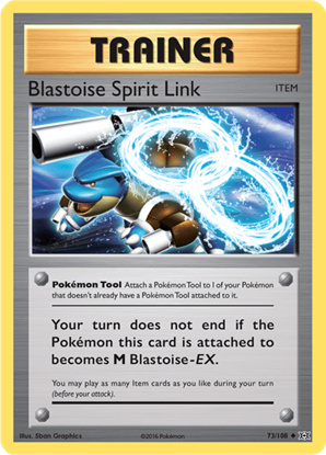 Immagine di Trainer Blastoise Spirit Link 73/108 Comune  pack fresh (EN)