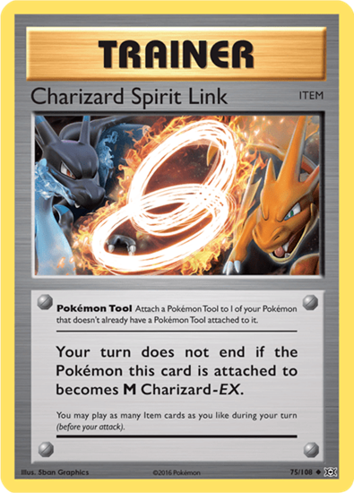 Immagine di Trainer Charizard Spirit Link 75/108 Comune  pack fresh (EN)