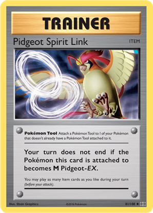 Immagine di Trainer Pidgeot Spirit Link 81/108 Comune  pack fresh (EN)