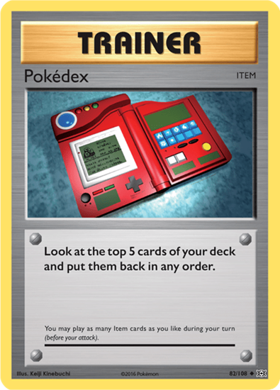 Immagine di Trainer Pokedex 82/108 Comune  pack fresh (EN)