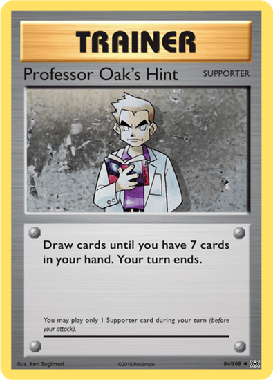 Immagine di Trainer Professor Oak's Hint 84/108 Comune  pack fresh (EN)