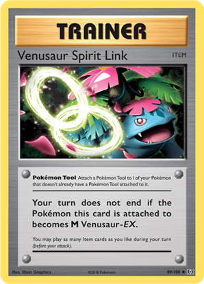 Immagine di Trainer Venusaur Spirit Link  89/108 Comune  pack fresh (EN)