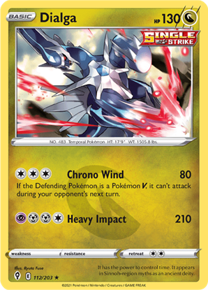 Immagine di Dialga 112/203 Holo Near Mint (En)