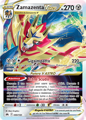 Immagine di Zamazenta Vastro  099/159 Near Mint (IT)