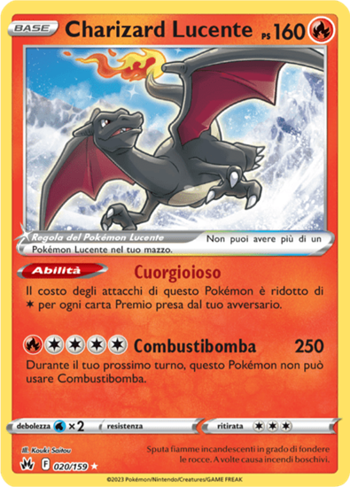 Immagine di Charizard Lucente 020/159 Near Mint (IT)