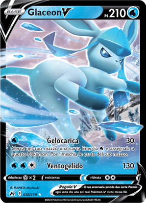 Immagine di Glaceon V  038/159  Near Mint (IT)