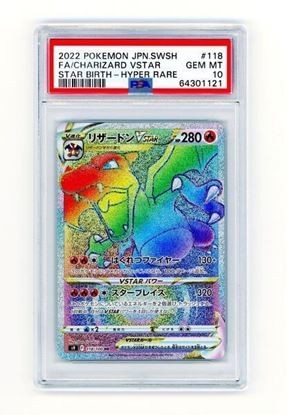 Immagine di Charizard Vstar 118/100 STAR BIRTH  PSA 10 GEM MT