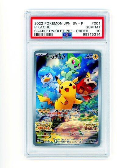 Immagine di Pikachu SV-P 001 (JP) PSA 10 GEM MT