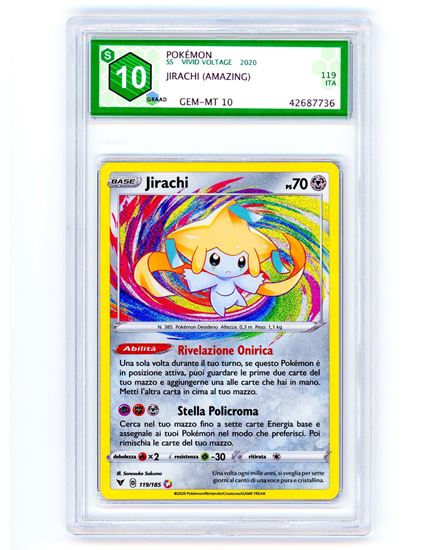 Immagine di jirachi 119/185 GRAAD 10 GEM-MT