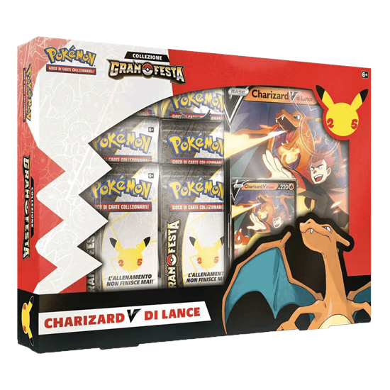 Immagine di Gran Festa - Charizard V di Lance - Collezione Pokémon - Seconda Scelta (ITA)