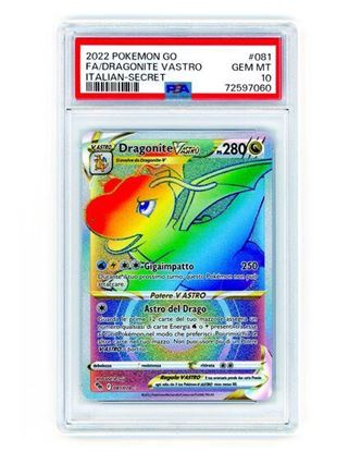 Immagine di Dragonite V-astro Full art secret 081/078 PSA 10 GEM-MT