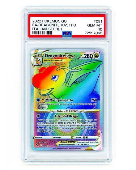 Immagine di Dragonite V-astro Full art secret 081/078 PSA 10 GEM-MT