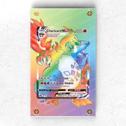 Immagine di Cornice Porta Carte Charizard VMAX hyper