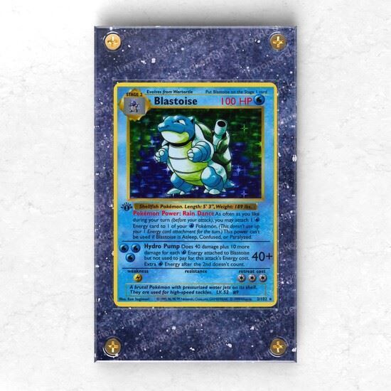 Immagine di Cornice Porta Carte Blastoise holo