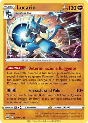 Immagine di Lucario holo 079/172 Near mint (IT)